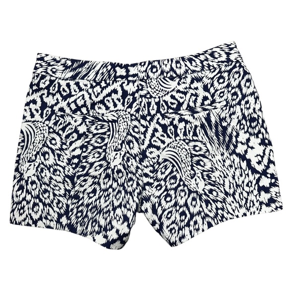 Lilly Pulitzer Kelly Shorts Size 4 Bright Navy Pineapple Party Coastal Beach - Picture 3 of 10